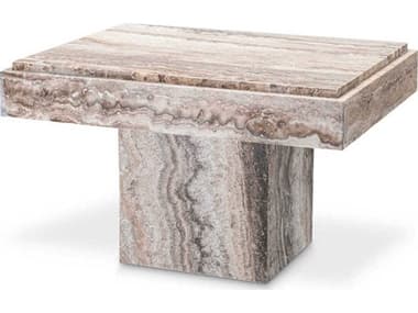 Eichholtz Sartoria Silver Travertine Side Table EIC119216