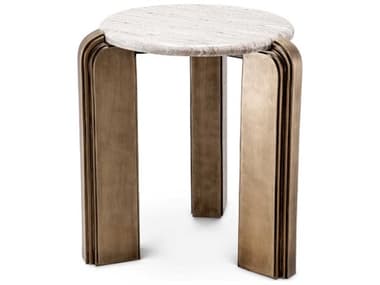 Eichholtz Albion Antique Brass Side Table EIC119218