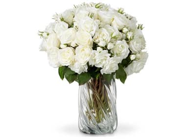 Eichholtz Roses Of Two Tone White Real Touch Pcs/2 Varieties Bouquet EIC119292