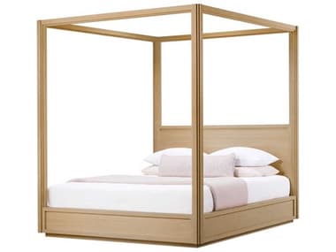 Eichholtz Bed Tribeca King Natural Oak Veneer Size Canopy EIC119586