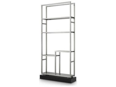 Eichholtz Corrado Ii Brushed Steel Cabinet EIC119704