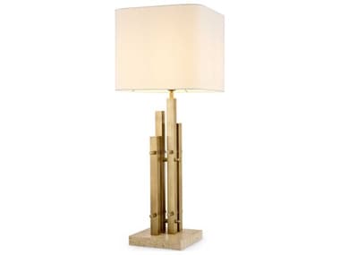Eichholtz Destino Vintage Brass Incl Shade Table Lamp EIC119990UL