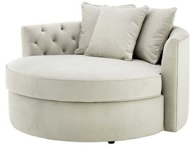 Eichholtz Carlita Pebble Grey Upholstered Loveseat EICA111054