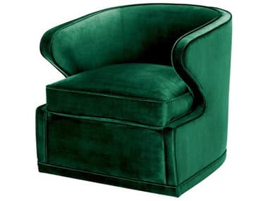 Eichholtz Dorset Swivel Green Velvet Accent Chair EICA111938