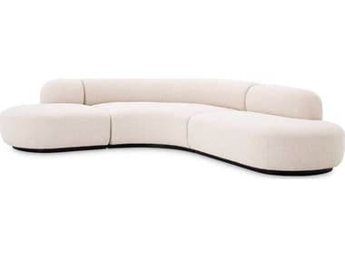 Eichholtz Bjorn Boucle Cream Black Base Upholstered Modular EICA114289