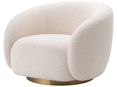 Eichholtz Brice Swivel Cream Accent Chair EICA114429