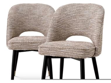 Eichholtz Cliff Beige Upholstered Armless Dining Chair Set of 2 EICA115282