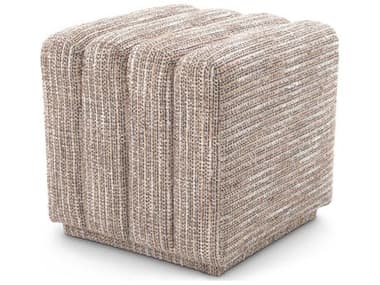 Eichholtz Bente Mademoiselle Beige Upholstered Accent Stool EICA115490
