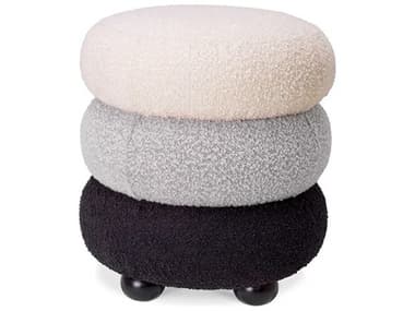 Eichholtz Tulum Cream Upholstered Accent Stool EICA116555