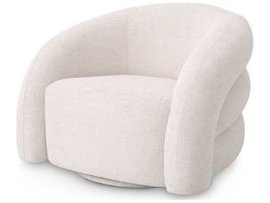 Eichholtz Novelle Swivel White Accent Chair EICA117011