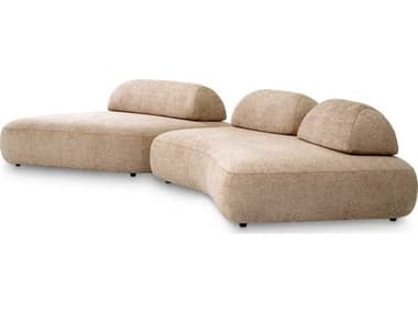 Eichholtz Residenza Lyssa Sand Black Feet Beige Upholstered Modular EICA117101