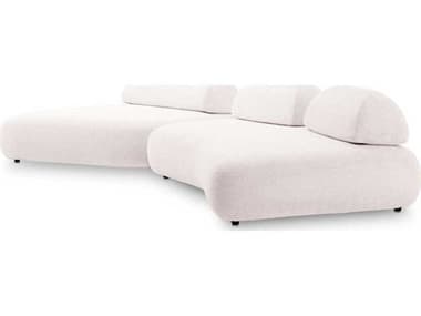 Eichholtz Residenza Lyssa Sand Black Feet White Upholstered Modular EICA117664