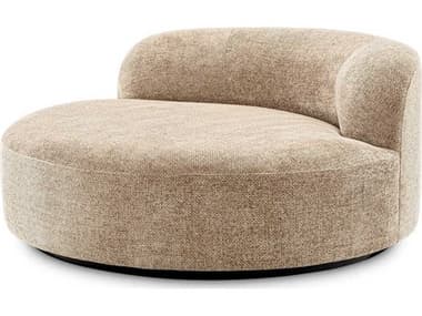 Eichholtz Bjorn Lyssa Sand Black Base Beige Upholstered Sofa EICA117930