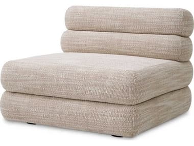 Eichholtz Malaga Skyward Sand Black Feet Beige Upholstered Modular EICA118381