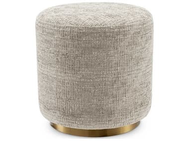 Eichholtz Greer Beige Upholstered Accent Stool EICA119016