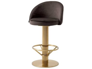 Eichholtz Dorland Velvet Upholstered Swivel Counter Stool EICA119171