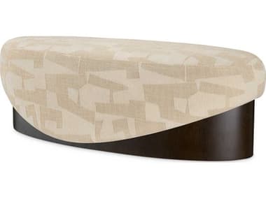 Eichholtz Raymond Brooklyn Sand Oak Veneer Beige Upholstered Accent Bench EICA119244