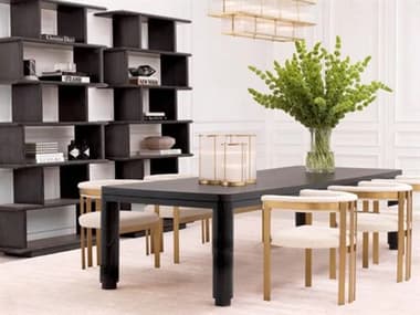 Eichholtz Clubhouse Oak Wood Dining Room Set EICCLUBHOUSEDININGSET