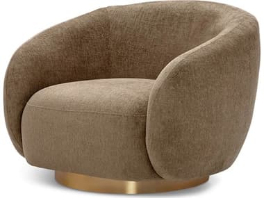 Eichholtz Brice Swivel Chair in Stratfort Warm Grey EICCMA0021