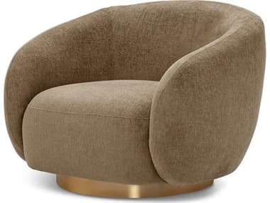Eichholtz Brice Swivel Chair in Hastings Brown EICCMA0030