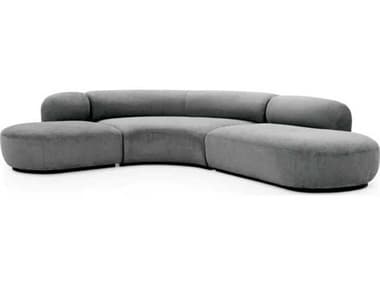 Eichholtz Bjorn Gray Upholstered Sectional Sofa EICCMA0080