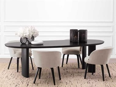Eichholtz Lindner Oak Wood Dining Room Set EICLINDNERDININGSET1