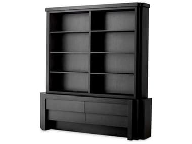 Eichholtz Metropolitan Oak Wood Natural Veneer Display Cabinet EICTM0141