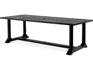 Eichholtz Outdoor Black Finish Dining Table EIO113620