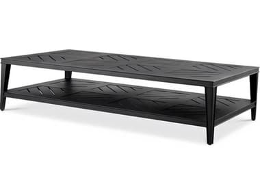 Eichholtz Outdoor Black Finish Coffee Table EIO113622