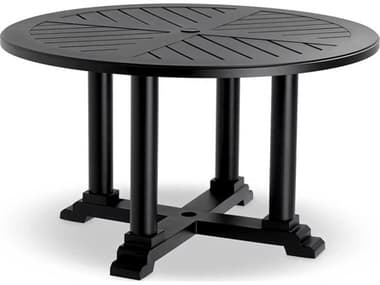 Eichholtz Outdoor Black Finish Dining Table EIO113644