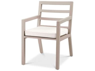 Eichholtz Outdoor Sand Finish Sunbrella Canvas Dining Chair EIO113654
