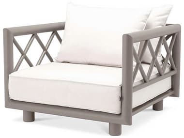 Eichholtz Outdoor Greige Finish Sunbrella Canvas Lounge Chair EIO114566