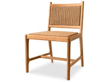Eichholtz Outdoor Natural Teak Weave Dining Chair EIO117428