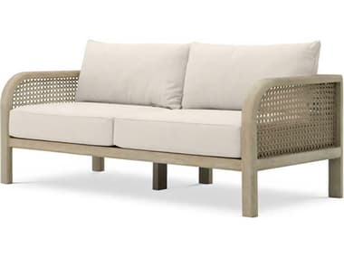 Eichholtz Outdoor Aged Teak Beige Rope Viola Sand Sofa EIOA119209