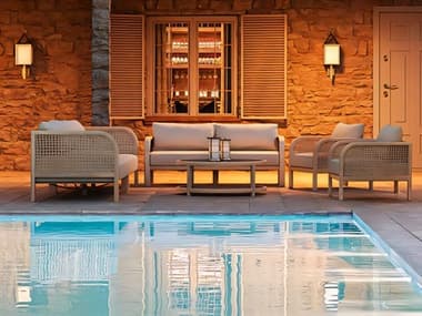 Eichholtz Outdoor Julian Wood Cushion Lounge Set EIOJULIANLOUNGESET