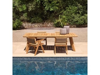 Eichholtz Outdoor Kristo Teak Dining Set EIOKRISTODININGSET