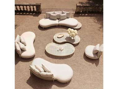 Eichholtz Outdoor Laguno Fabric Cushion Lounge Set EIOLAGUNOLOUNGESET