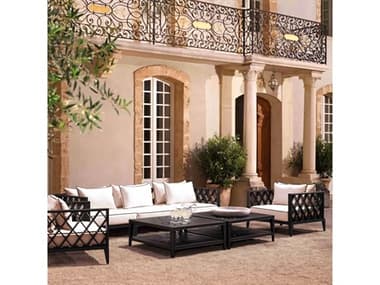 Eichholtz Outdoor Ocean Club Aluminum Cushion Lounge Set EIOOCEANCLUBLOUNGESET2