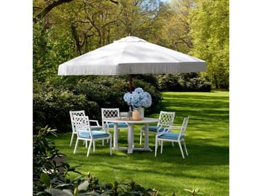 Eichholtz Outdoor Paladium Aluminum Dining Set EIOPALADIUMDININGSET2