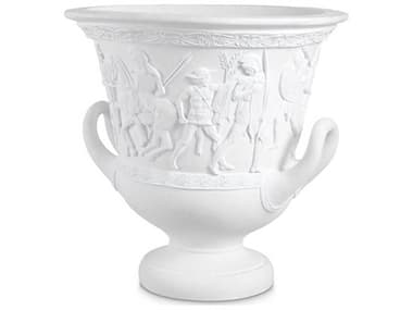 Eichholtz Outdoor White Finish Planter EIOTM0017