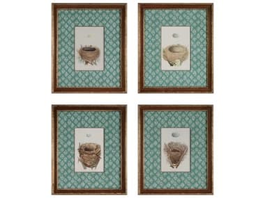 Elk Home Nest and Eggs Print / Painting Set of 4 EK10037S4