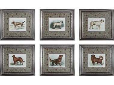 Elk Home Classic Dogs Print / Painting Set of 6 EK10052S6