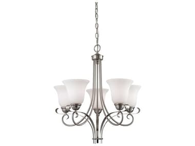 Elk Home Brighton 5-Light Brushed Nickel Bell Chandelier EK1005CH20