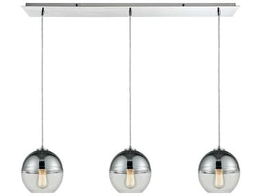 Elk Home Revelo 3-Light Polished Chrome Globe Island Pendant EK104923LP