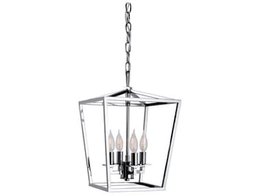 Elk Home Cage 4-Light Polished Nickel Mini Pendant EK1080PNNG