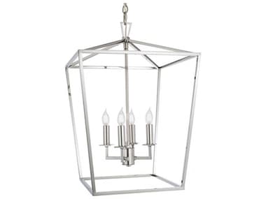 Elk Home Cage 4-Light Polished Nickel Pendant EK1081PNNG