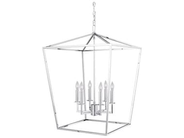 Elk Home Cage 6-Light Polished Nickel Pendant EK1082PNNG