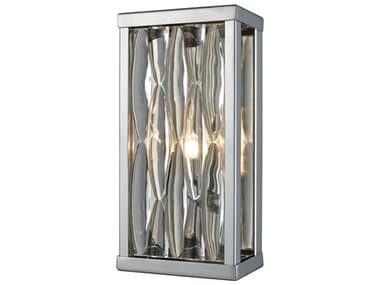 Elk Home Riverflow 1-Light Polished Chrome Wall Sconce EK111001