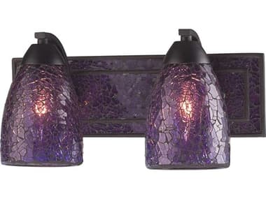 Elk Home Elegant 2-Light Rust Brown Vanity Light EK13012RSTPLC