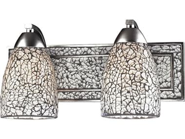 Elk Home 2-Light Silver Vanity Light EK13012SLVWHC